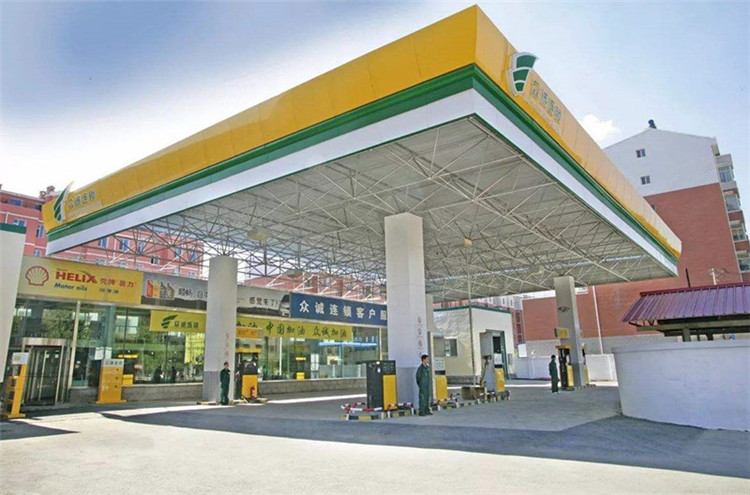 临湘加气站钢结构网架案例7